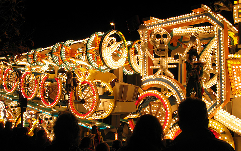 Weston Carnival - The carnival comes to Weston every November, with different floats every time!