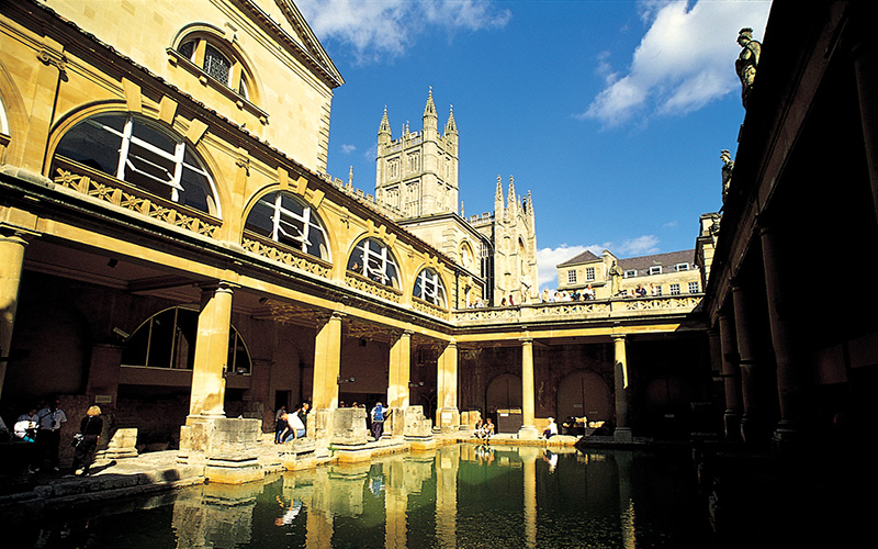 Bath Pump Rooms - The Bath Pump Rooms are a social spa which draws hot water from underground.